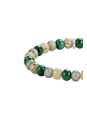 Bracelet avec Perles de Jaspe, Jade et Labradorite (9 mm)