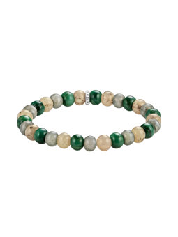 Bracelet avec Perles de Jaspe, Jade et Labradorite (9 mm)