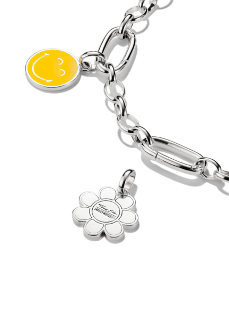 Pendentif breloque Marguerite SMILEYWORLD® en argent