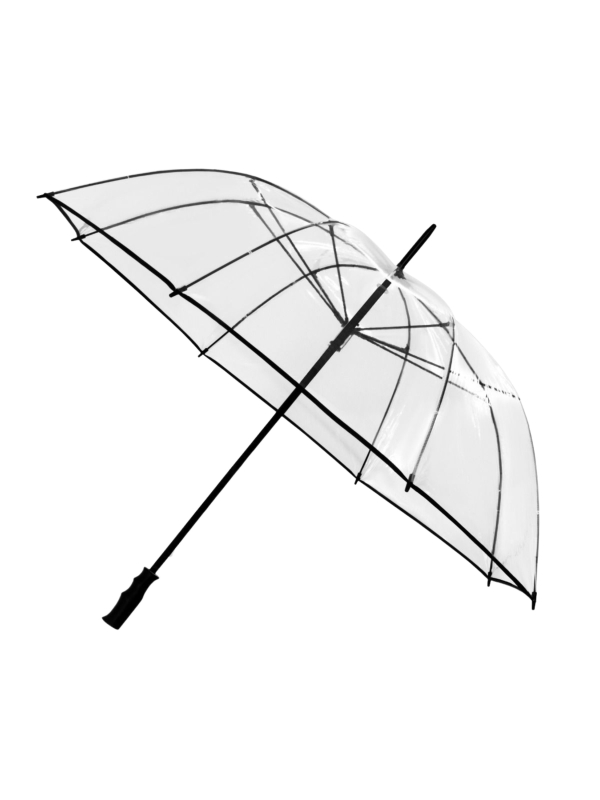 Umbrella - Transparent - Manual opening - Windproof - 110 cm