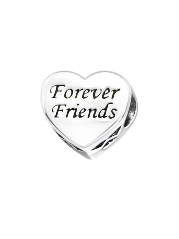 Maxte BD-JB4103-OX Silver Heart Forever Friends Bead… | Diademita