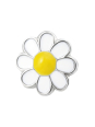 Kinder-Ohrstecker Silber-Blume mit Epoxy