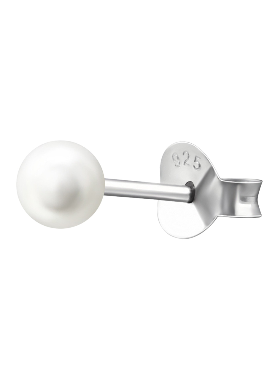 Maxte ES-FWP4-RP 4 mm Sterling Zilveren Oorknopjes | Diademita