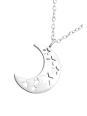 Maxte FORZ25-TOP-JB10123 Collier Lune Croissante en… | Diademita