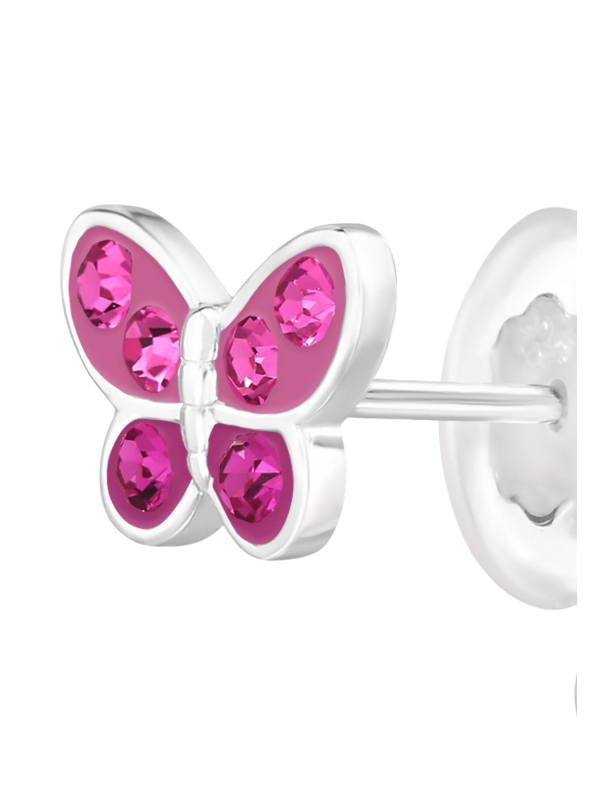 Maxte ES-JB19071-ROS-FUC Puces d'Oreilles Papillon… | Diademita