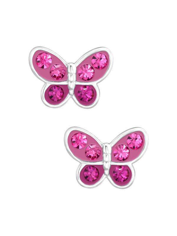 Maxte ES-JB19071-ROS-FUC Puces d'Oreilles Papillon… | Diademita