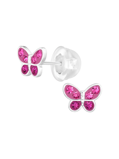 Maxte ES-JB19071-ROS-FUC Puces d'Oreilles Papillon… | Diademita