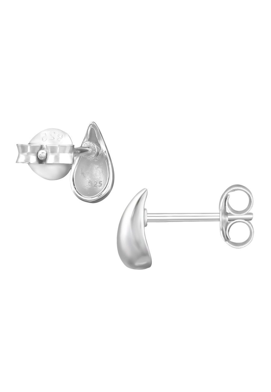 Puces d'Oreilles Goutte d'Eau en Argent Sterling  Export to Sheets