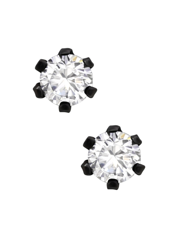 Maxte SES-055-3 Puces d'Oreilles Rondes 3 mm en Acier… | Diademita