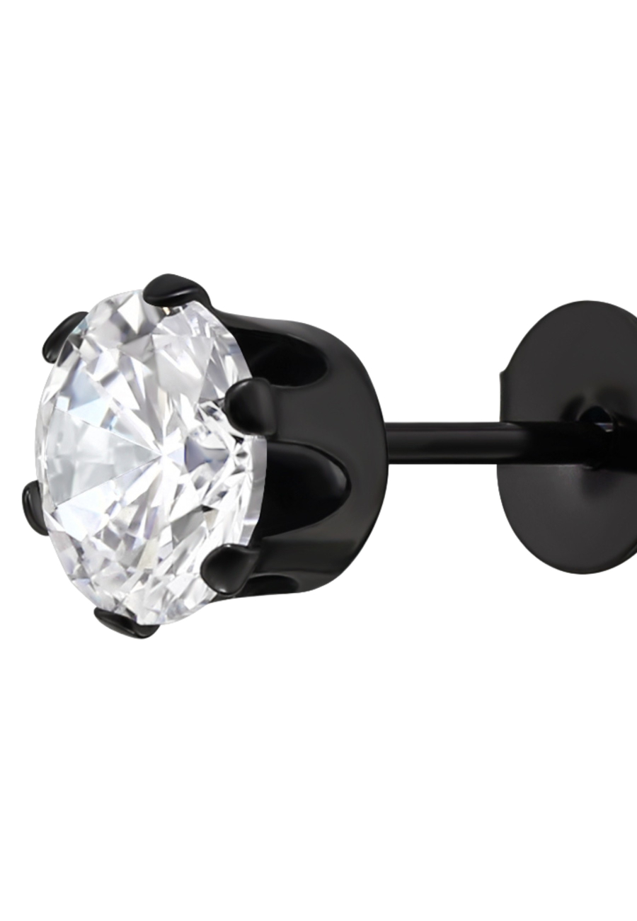 Maxte SES-055-6 Round 6mm Stainless Steel Ear Studs with… | Diademita