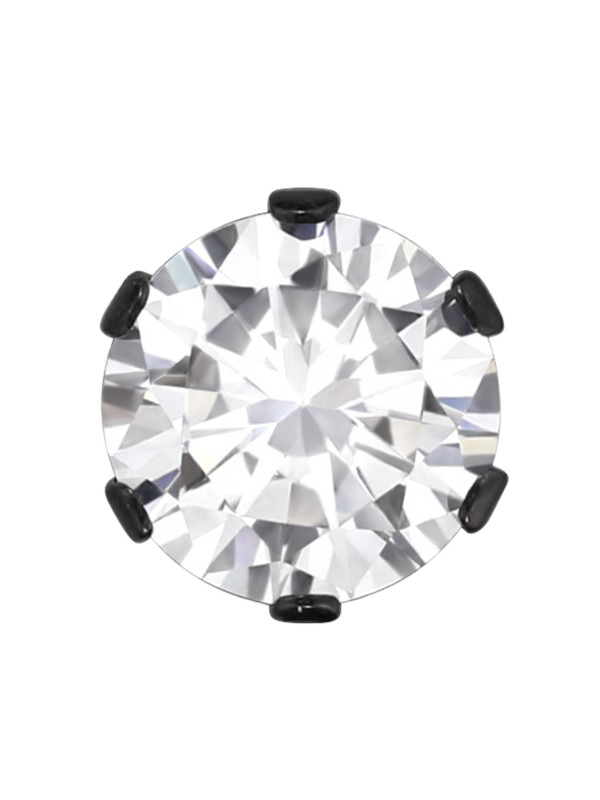 Maxte SES-055-6 Puces d'Oreilles Rondes 6 mm en Acier… | Diademita