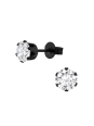 Maxte SES-055-6 Runde 6 mm Ohrstecker aus Edelstahl mit… | Diademita