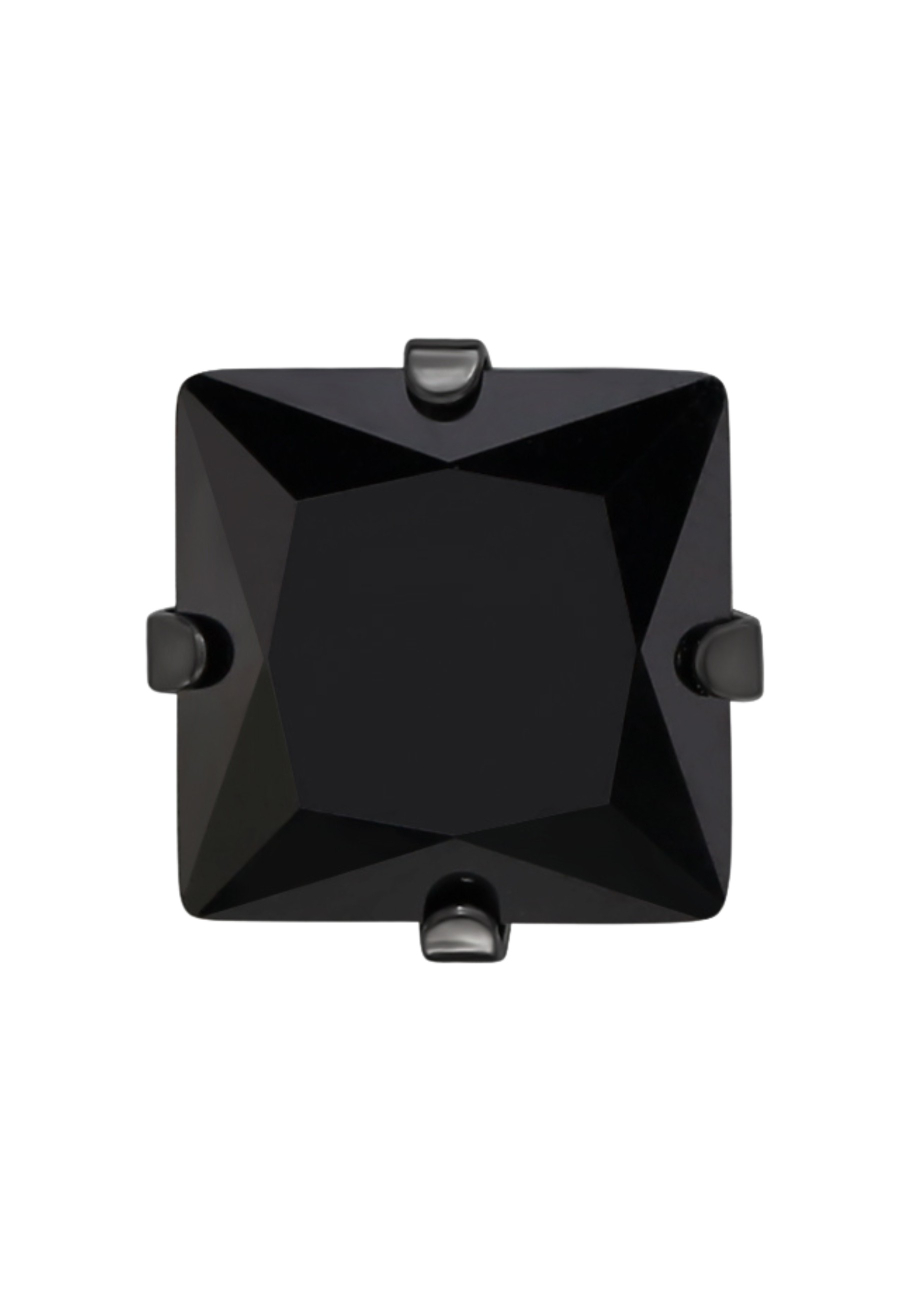 Maxte SES-056-6-BK Quadratische 6 mm Ohrstecker aus… | Diademita