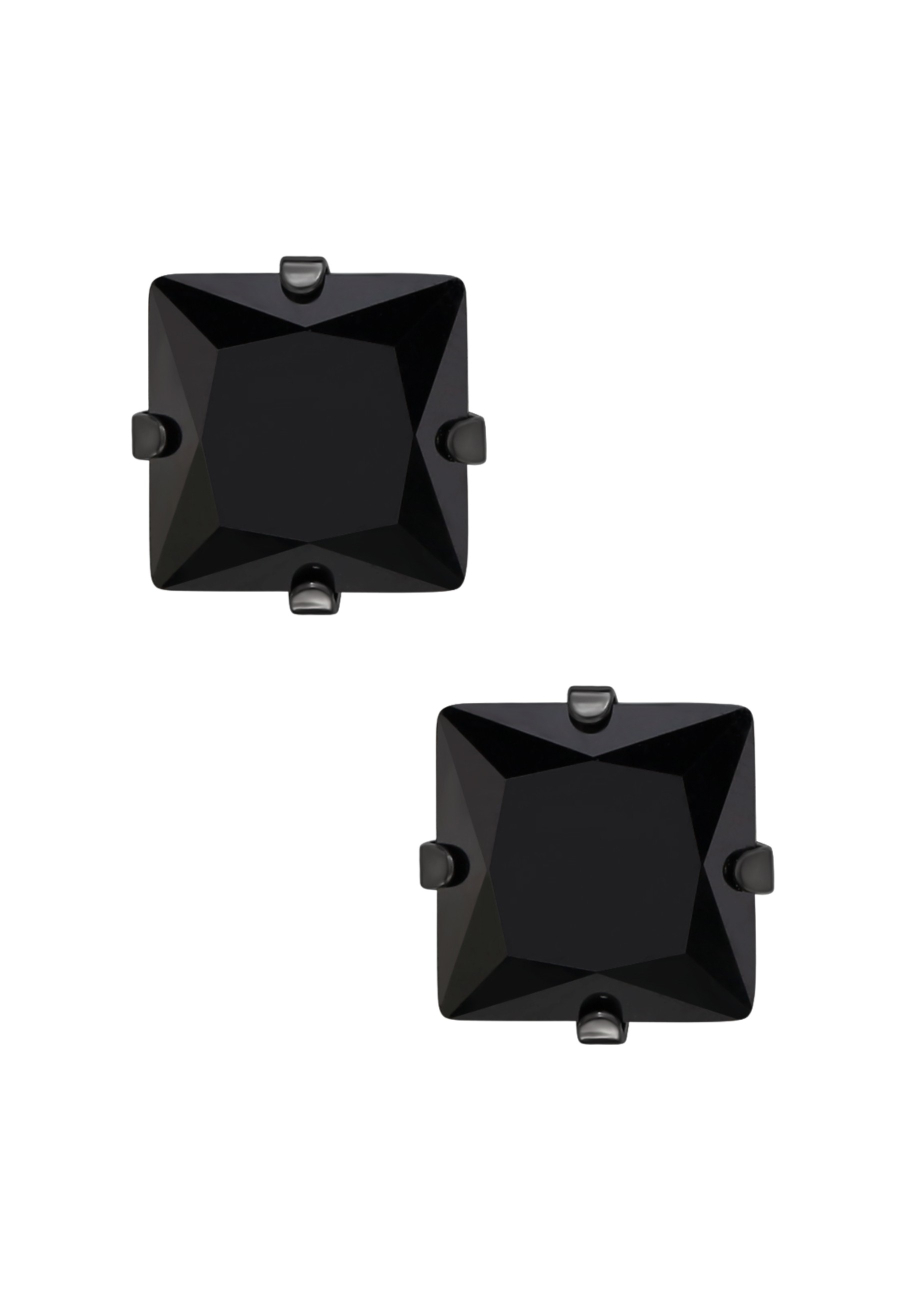 Maxte SES-056-6-BK Vierkante 6 mm Oorstekers van… | Diademita