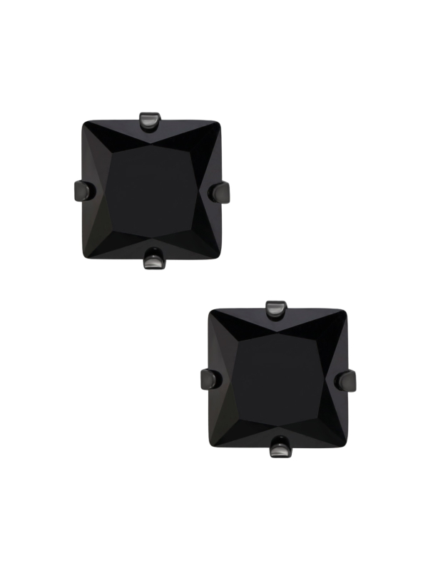 Maxte SES-056-6-BK Vierkante 6 mm Oorstekers van… | Diademita