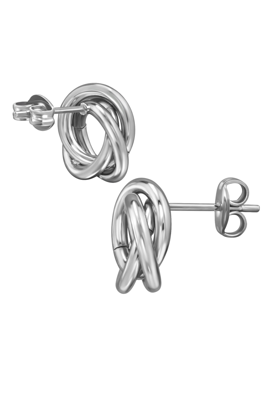Maxte SES-1331-SS Puces d'Oreilles Torsadées en Acier… | Diademita