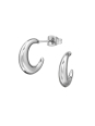 Maxte SES-1357-SS Half Hoop Stainless Steel Ear Studs | Diademita