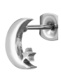 Maxte SES-1398-SS 8 mm Ohrstecker Mond mit Stern aus… | Diademita