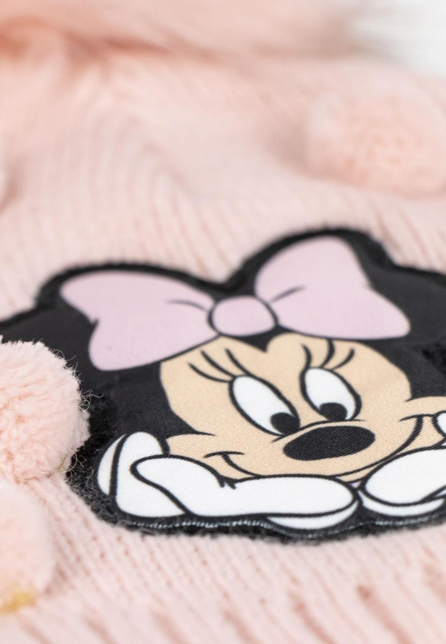 Disney 2200010282 Minnie Mouse Pom-Pom Beanie Hat | Diademita