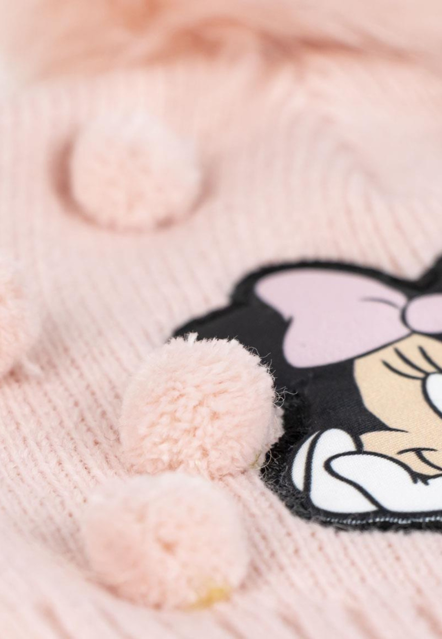 Disney 2200010282 Minnie Mouse Pom-Pom Beanie Hat | Diademita
