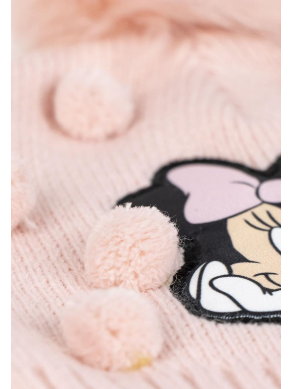 Bonnet Minnie Mouse à pompon