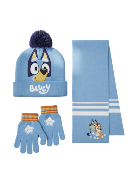 Disney 2200010580 3-teiliges Bluey-Schal-Set | Diademita
