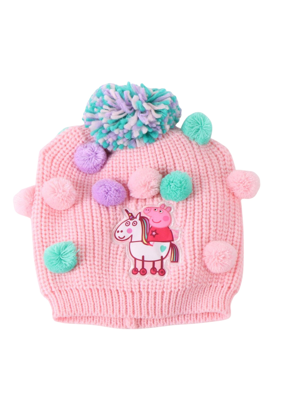 Disney 2200010582 3-teiliges Peppa Pig Schal-Set | Diademita