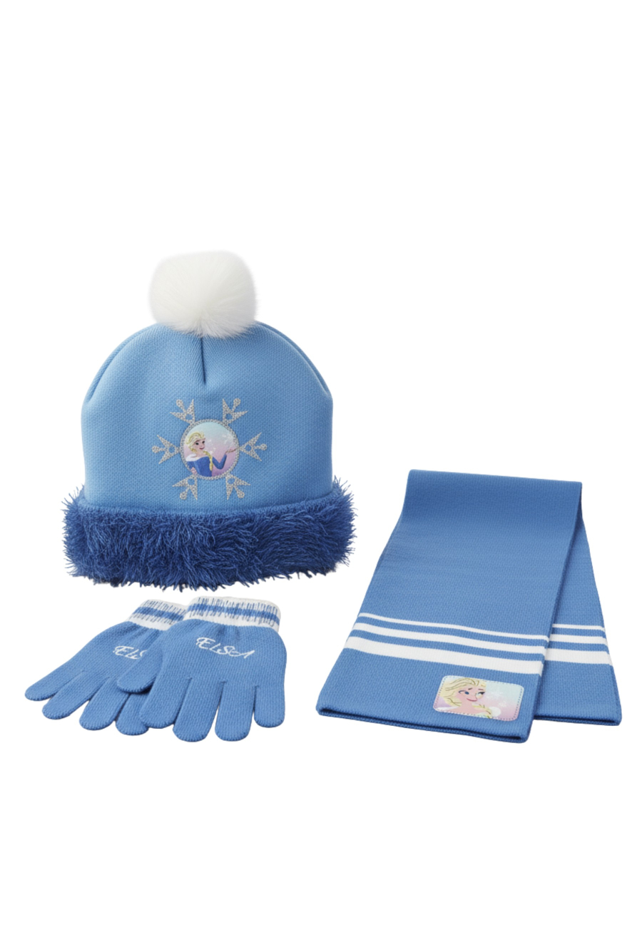 Ensemble écharpe La Reine des Neiges de 3 pièces