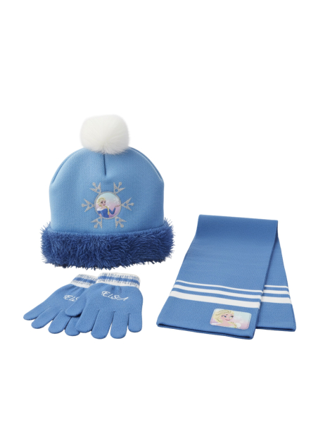 Ensemble écharpe La Reine des Neiges de 3 pièces