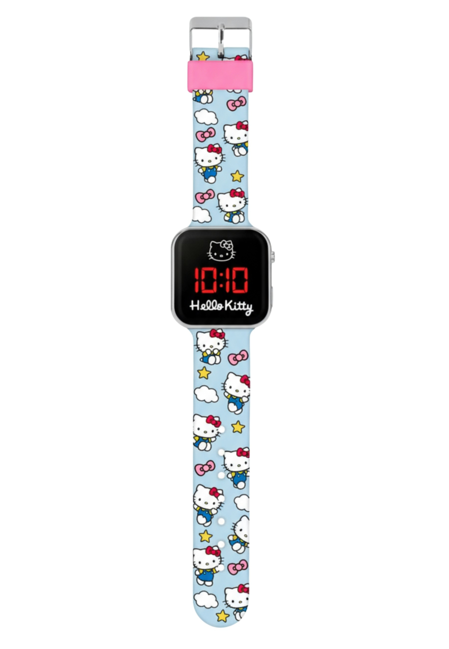 Hello Kitty LED-Uhr mit Bedrucktem Armband