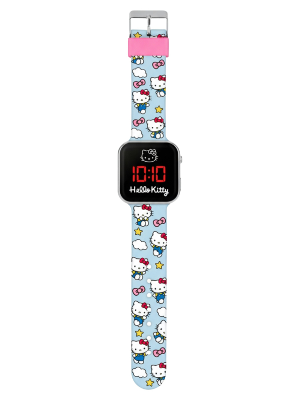 Hello Kitty LED-Uhr mit Bedrucktem Armband