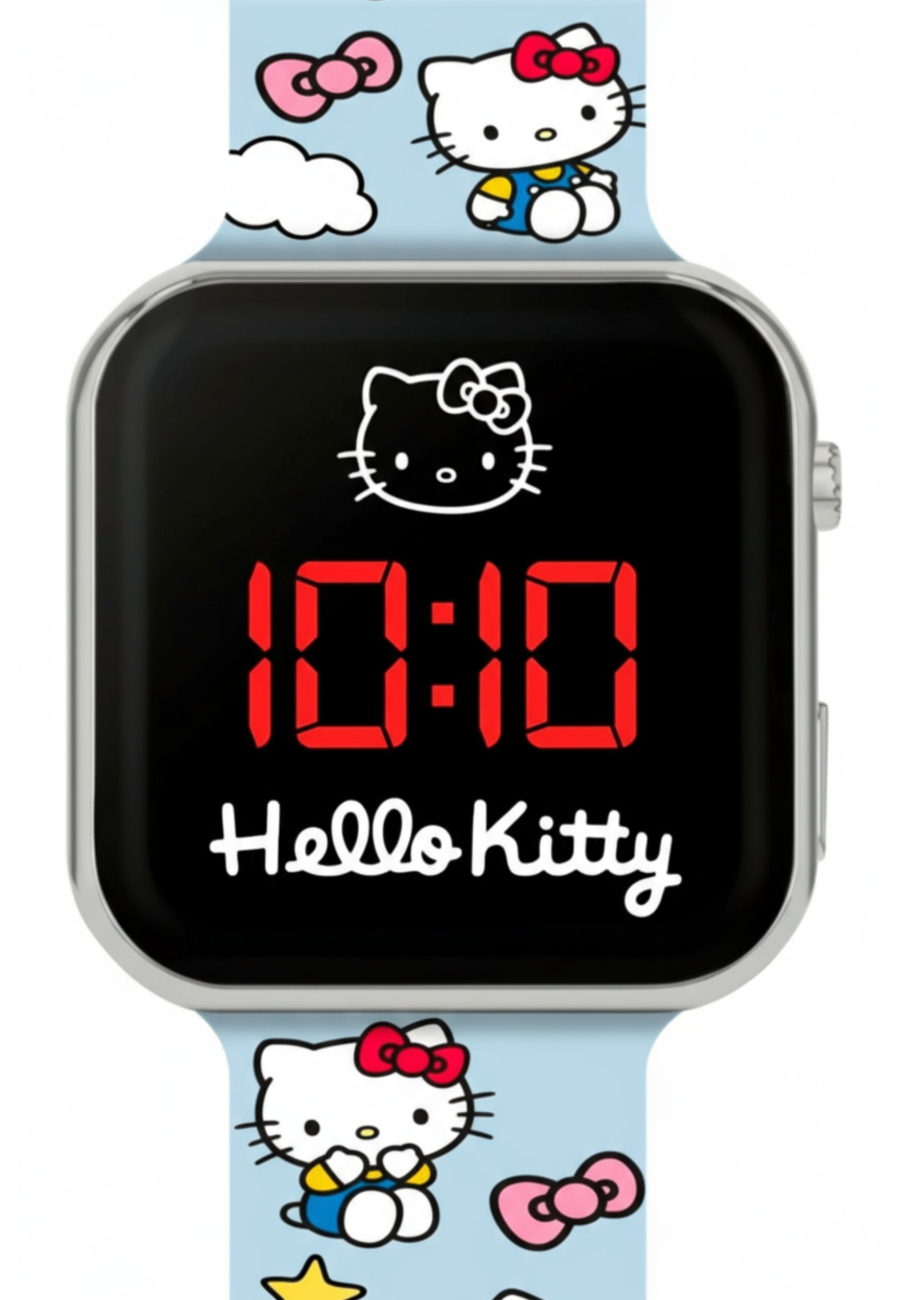 Hello Kitty LED-Uhr mit Bedrucktem Armband