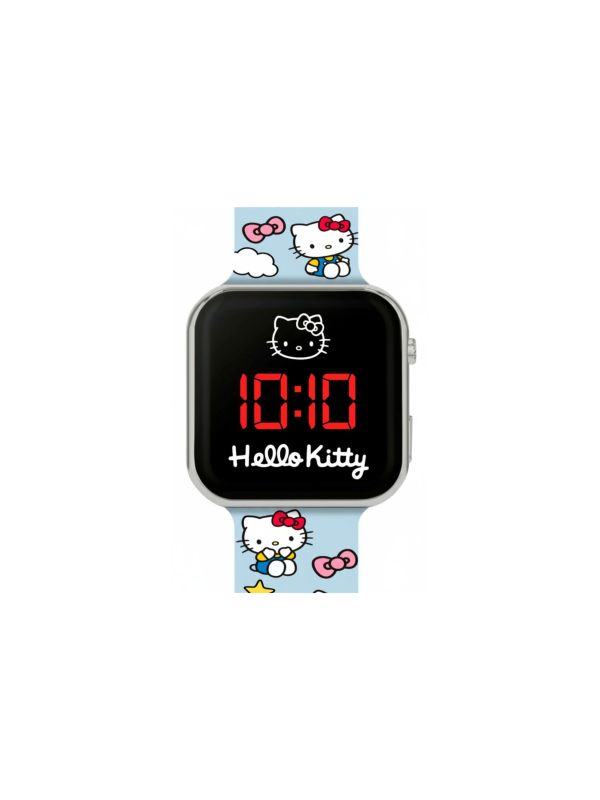 Hello Kitty LED-Uhr mit Bedrucktem Armband