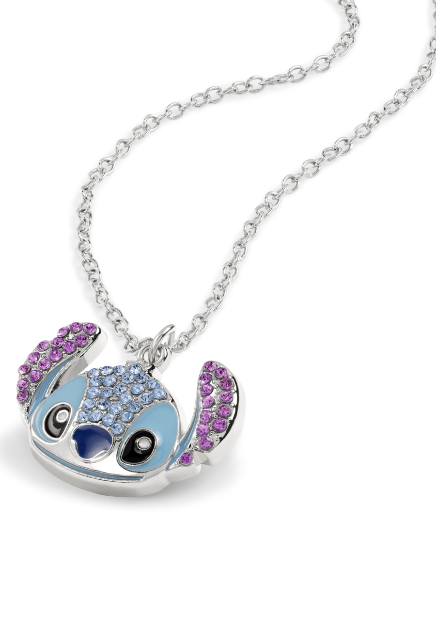 Disney NH01080RRZL16 Stitch Crystal Head Pendant Necklace | Diademita