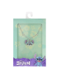 Collier Pendentif Tête en Cristal Stitch