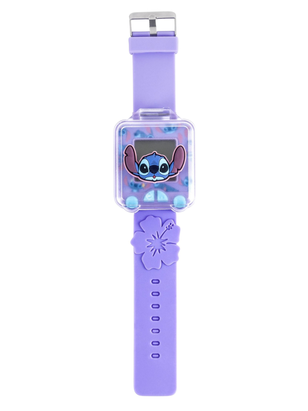 Stitch Lern-Uhr mit Lila Armband