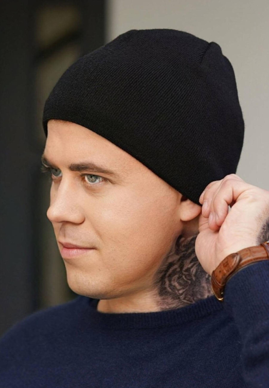 Men’s Winter Hat – Black Artysta