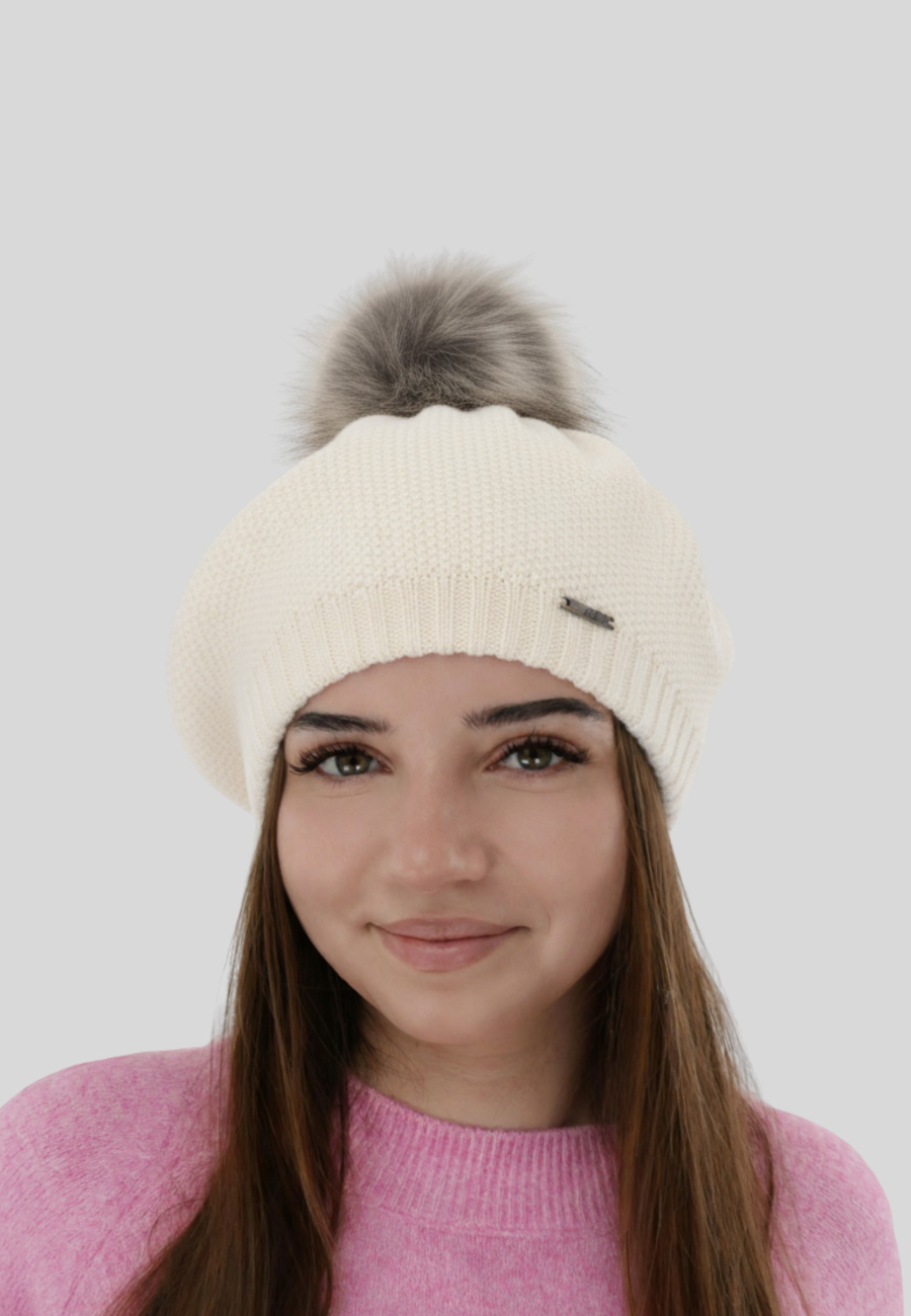 Women's Winter Beret – Merino Wool Bonnie