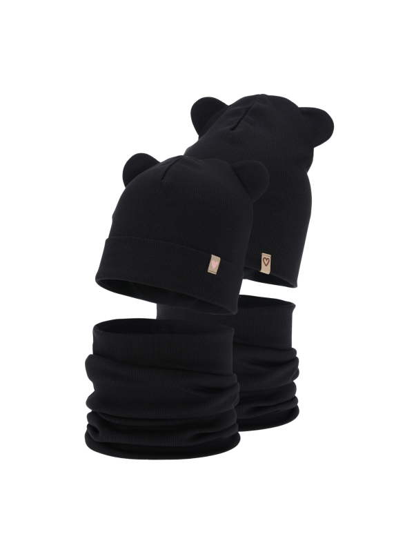 Ensemble Printemps/Automne pour Fille – Bonnet et Écharpe Tube, Coton Luminia