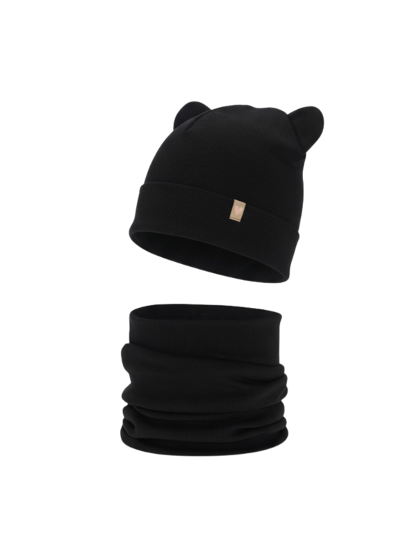 Ensemble Printemps/Automne pour Fille – Bonnet et Écharpe Tube, Coton Luminia