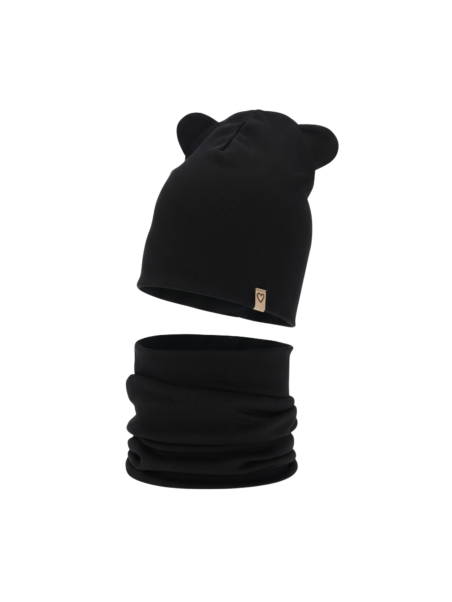 Girl's Spring/Autumn Set – Hat and Tube Scarf, Cotton Luminia