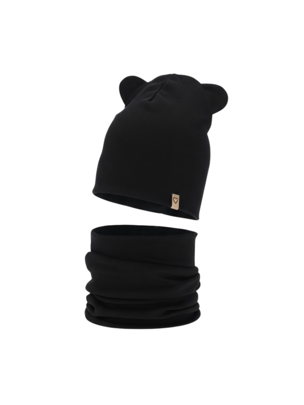 Girl's Spring/Autumn Set – Hat and Tube Scarf, Cotton Luminia