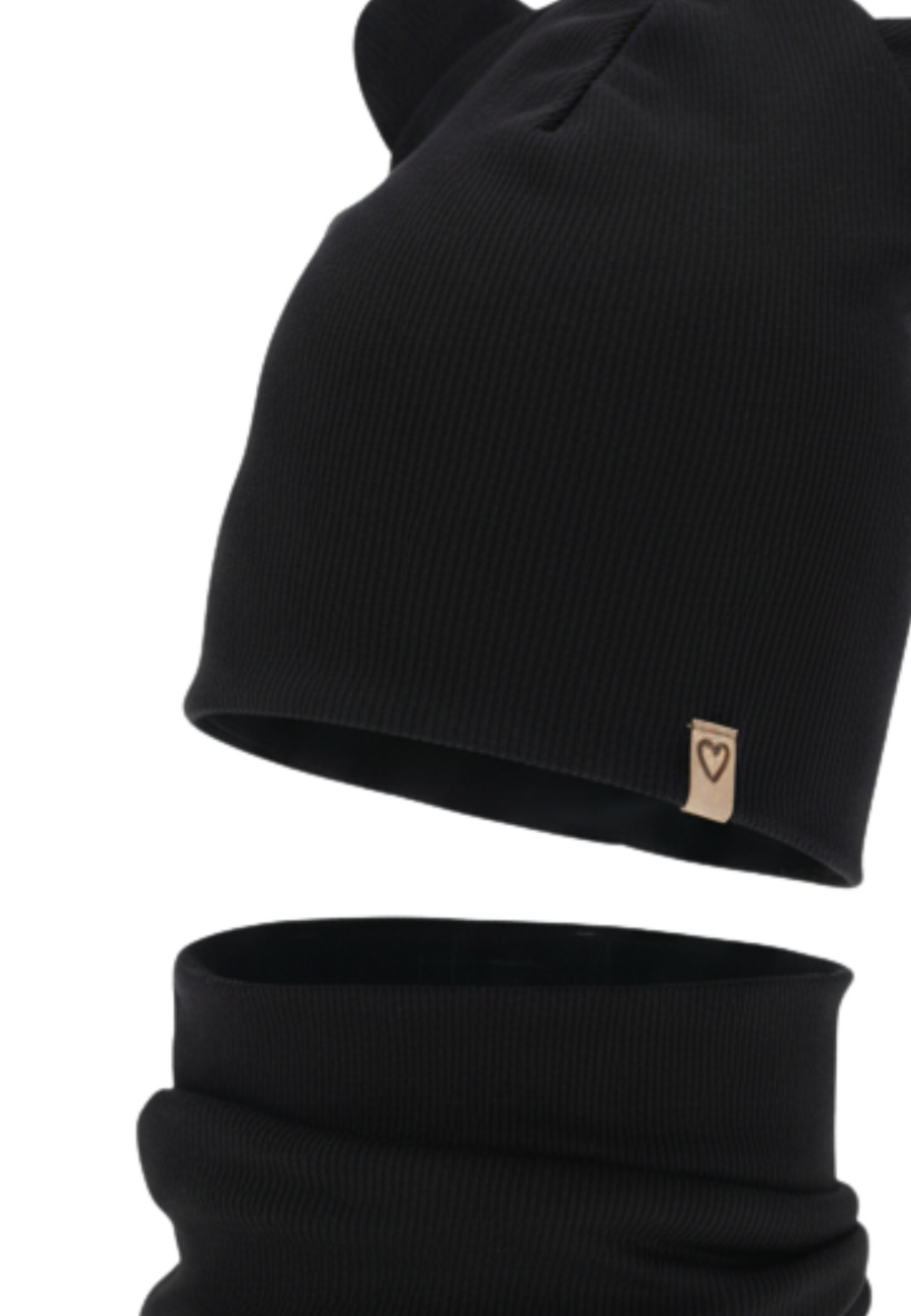 Girl's Spring/Autumn Set – Hat and Tube Scarf, Cotton Luminia