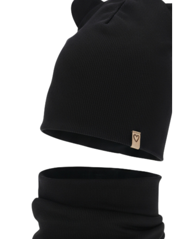 Girl's Spring/Autumn Set – Hat and Tube Scarf, Cotton Luminia