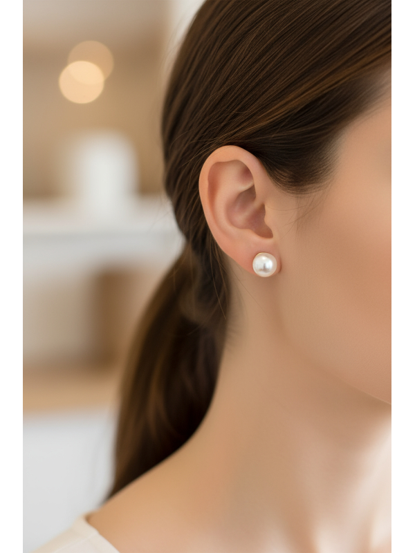 Maxte ES-JP3-6 GLASS-GP Boucles d’Oreilles en Argent… | Diademita