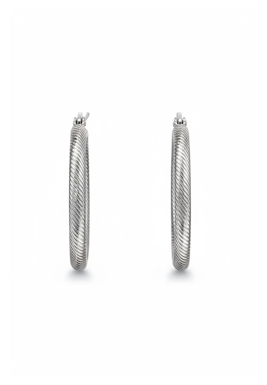 Maxte SEG-1608-SS 30 mm Edelstahl Creolen mit… | Diademita
