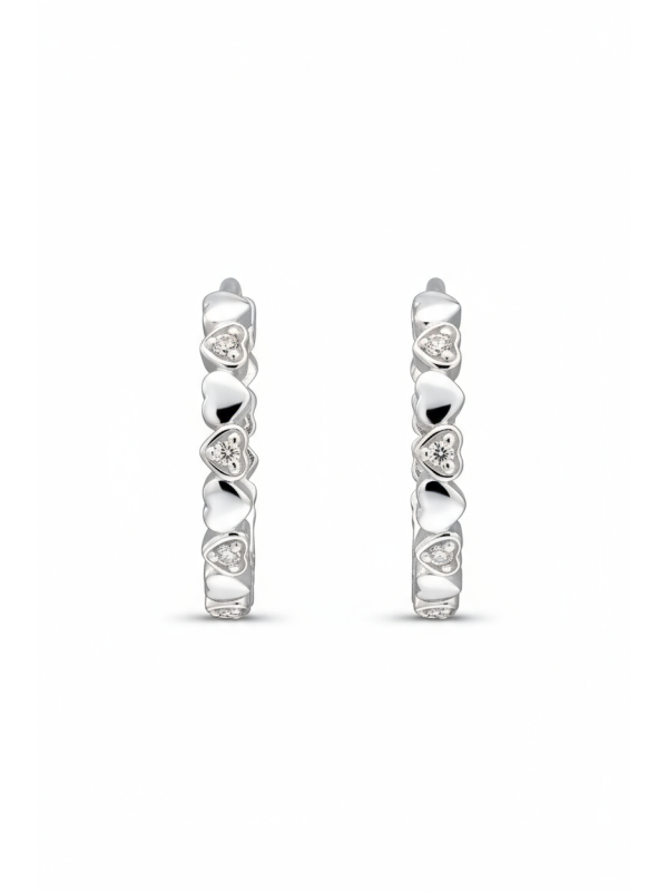 Maxte HG-JB20134 Heart Band Sterlingsilber Huggie… | Diademita