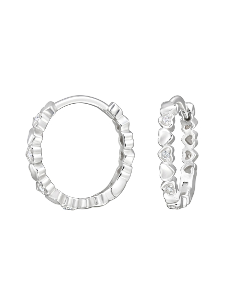 Maxte HG-JB20134 Heart Band Sterlingsilber Huggie… | Diademita