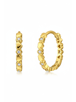 Maxte HG-JB20134-GP Heart Band Sterling Silver Gold… | Diademita