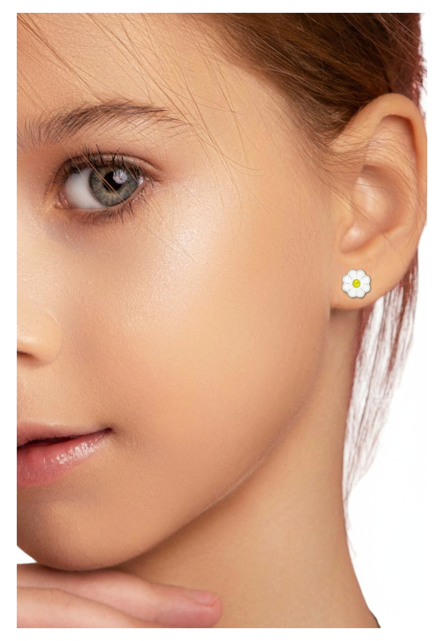 Maxte ES-JB13739-N1 Puces d'Oreilles Marguerites en… | Diademita